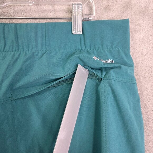 Womens Columbia Teal Active Fit Skort With Inner Shorts Zipper Pocket Size 1X - Picture 7 of 10